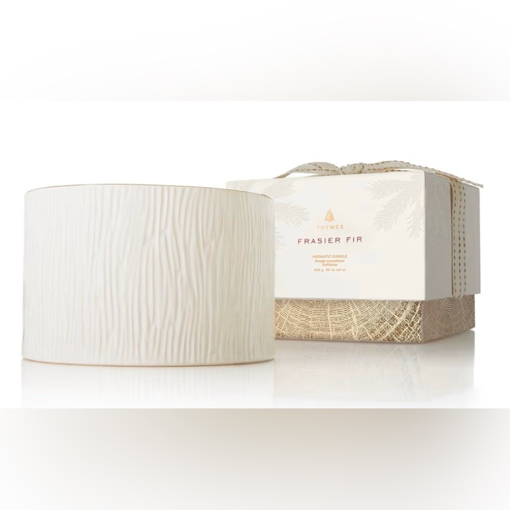 Thymes Frasier Fir Candle - Gilded Collection 20 oz